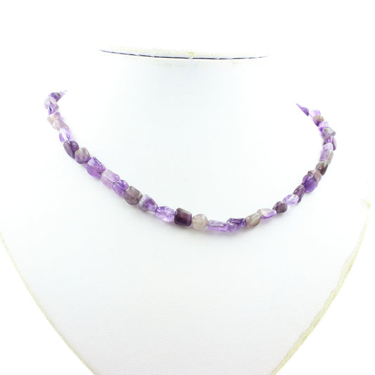 Collier perles Améthyste du Brésil
