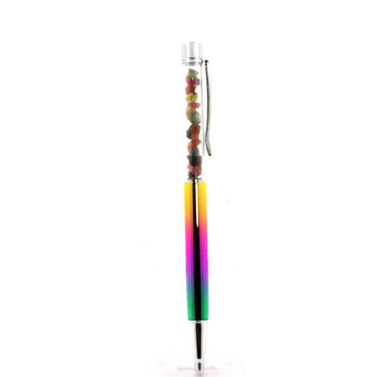 Stylo pierre brut Tourmaline multicolore naturels