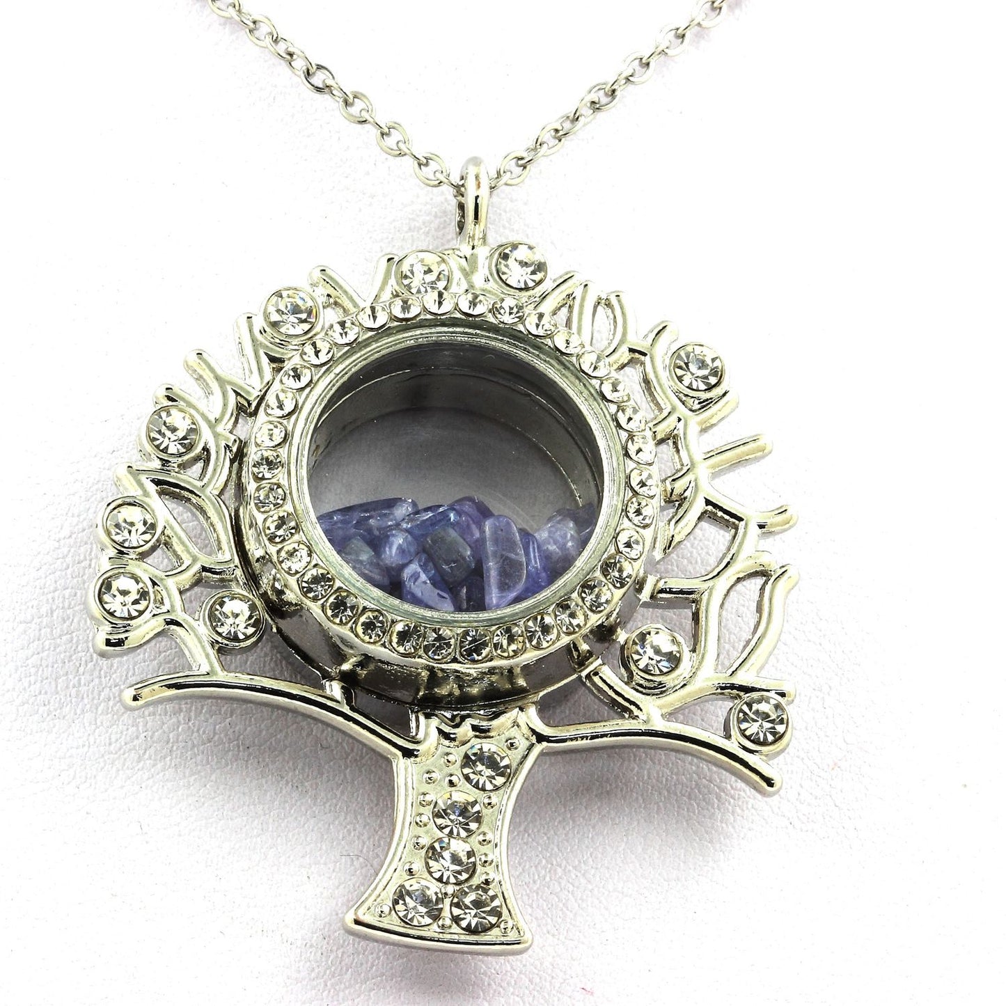 Collier Tanzanite brut modèle arbre