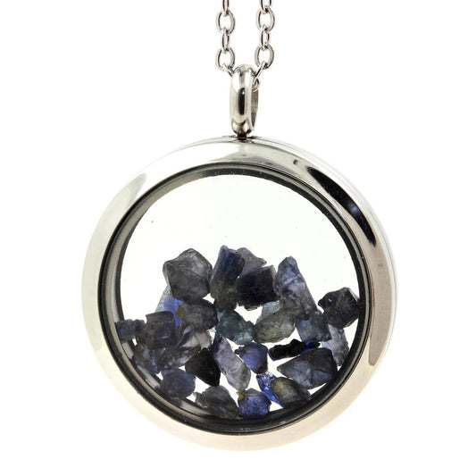 Collier Saphir modèle Médaillon
