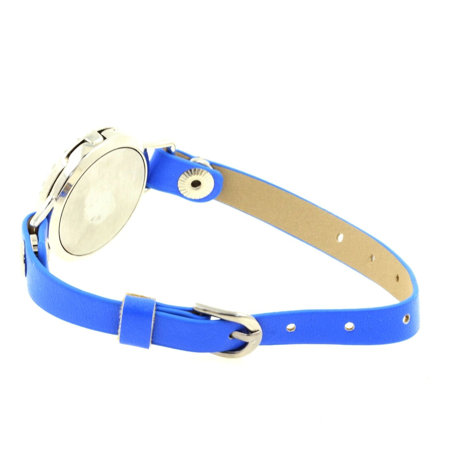 Bracelet Apatite bleu neon brut modèle montre
