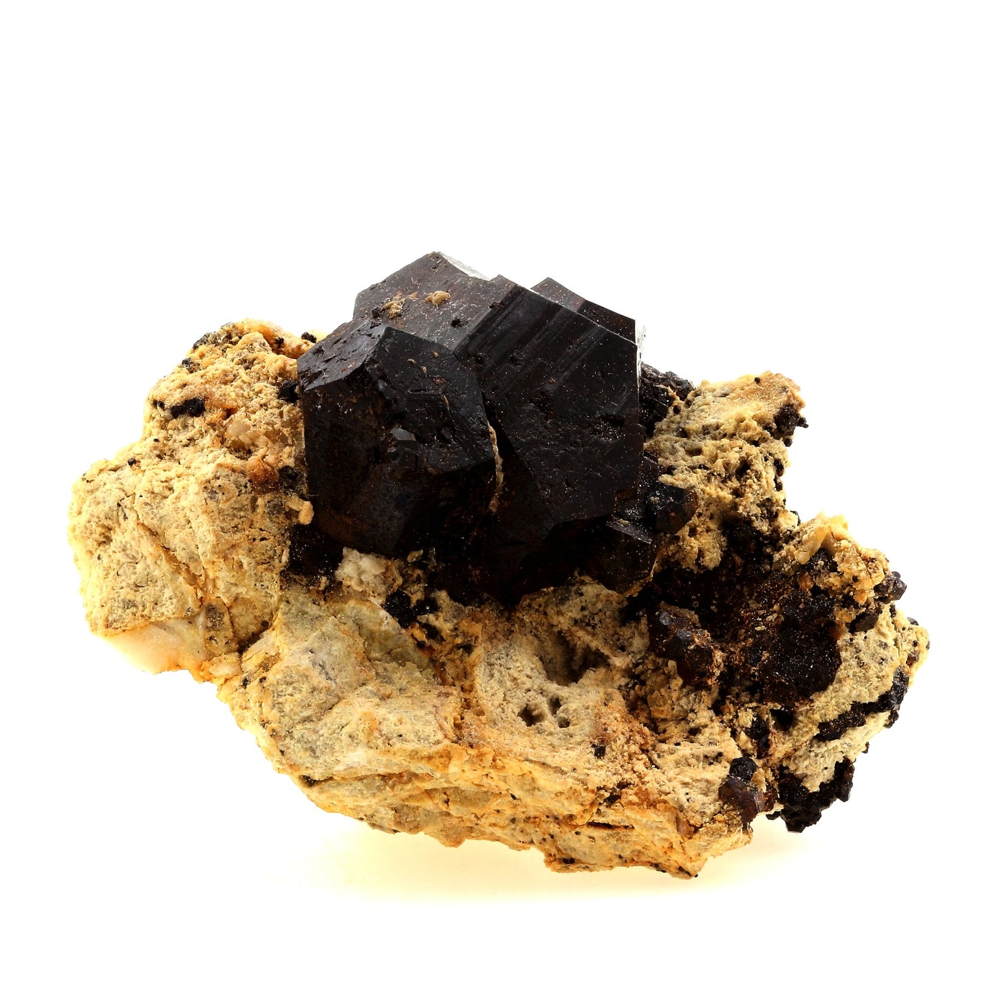 Goethite après Pyrite. 627.9 carats. Cuneo Province, Piedmont, Italie