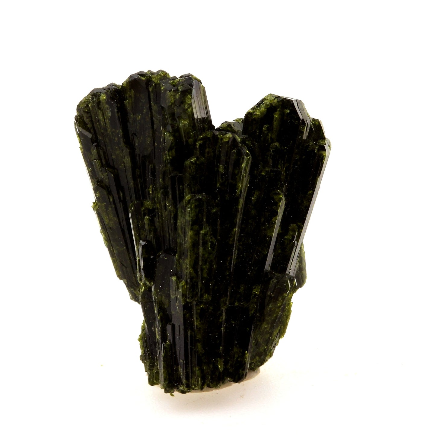 Epidote. 37.71 carats. Cornillon, Bourg d'Oisans, Isère, France