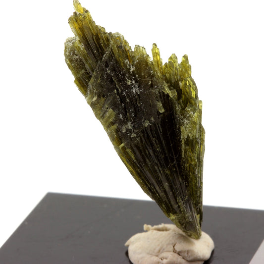 Epidote. 19.44 carats. Chamrousse, Vizille, Isère, France