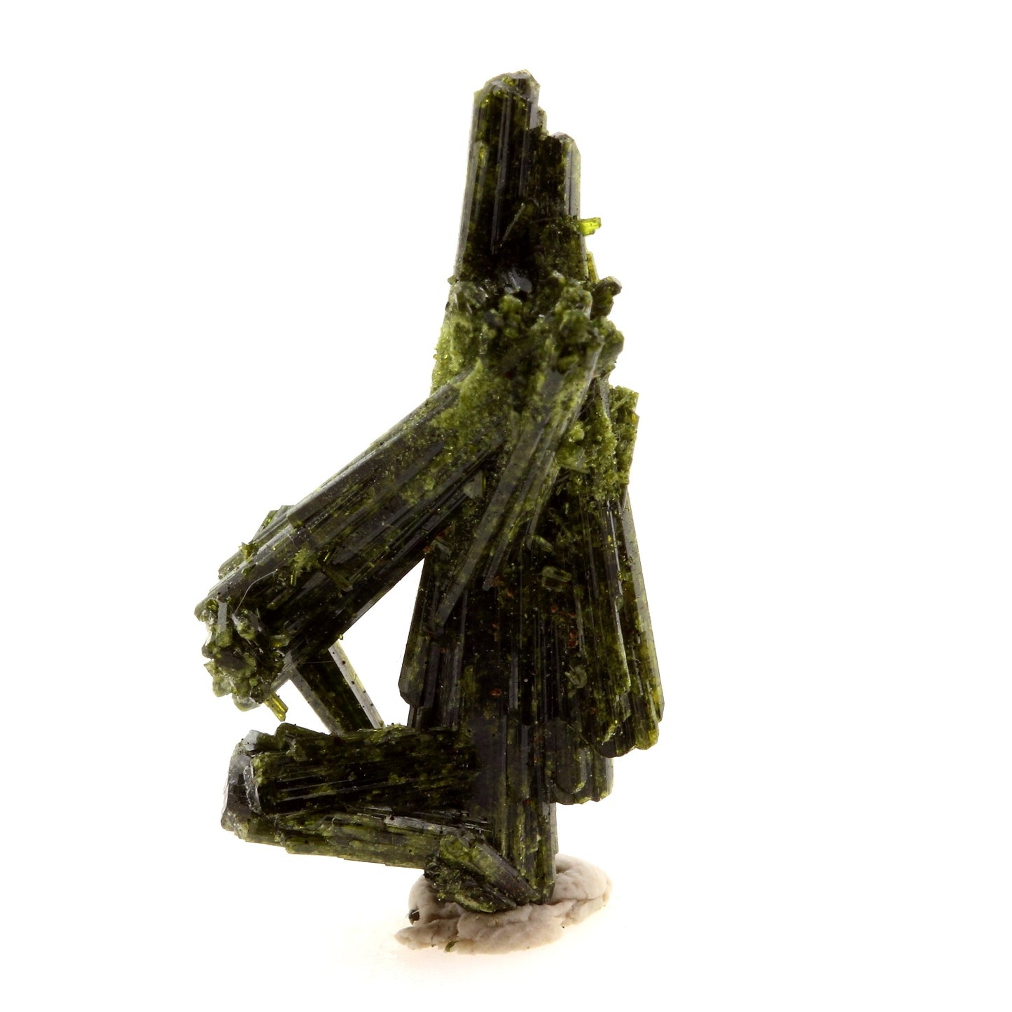 Epidote. 20.23 carats. Cornillon, Bourg d'Oisans, Isère, France