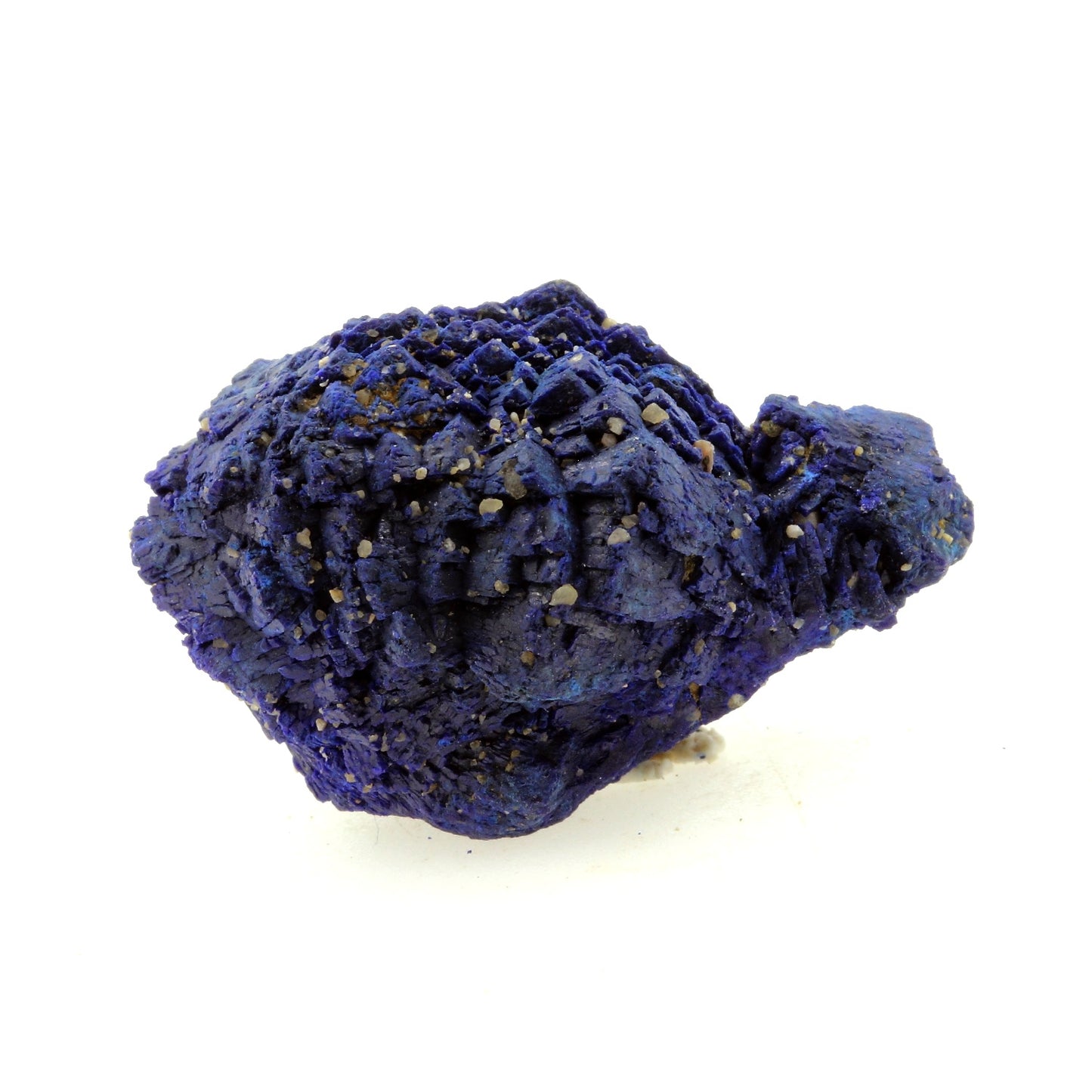Chessylite (Azurite). 91.36 carats. Chessy-les-Mines, Rhône, France