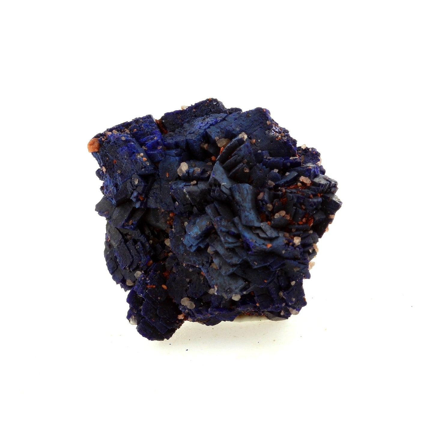 Chessylite (Azurite). 53.05 carats. Chessy-les-Mines, Rhône, France