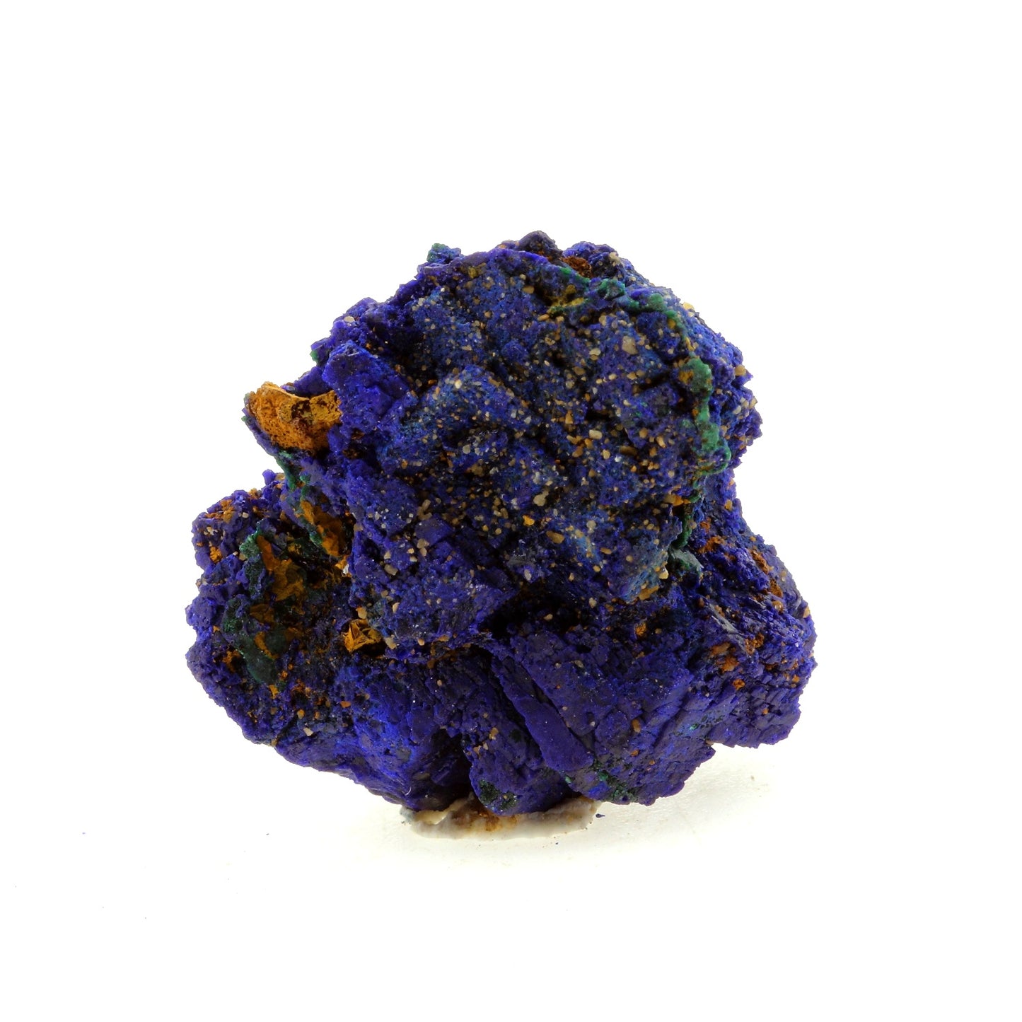 Chessylite (Azurite). 68.92 carats. Chessy-les-Mines, Rhône, France