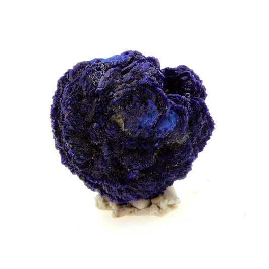 Chessylite (Azurite). 28.16 carats. Chessy-les-Mines, Rhône, France