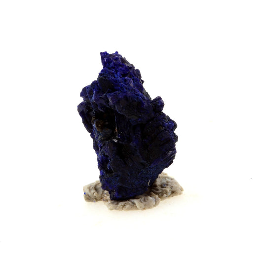 Chessylite (Azurite). 12.02 carats. Chessy-les-Mines, Rhône, France