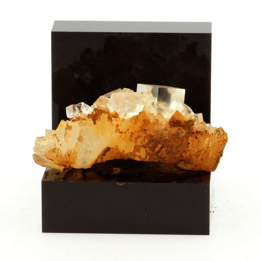 Fluorite + Quartz. 55.6 carats. Langeac, Haute-Loire, France