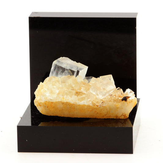 Fluorite + Quartz. 69.9 carats. Langeac, Haute-Loire, France