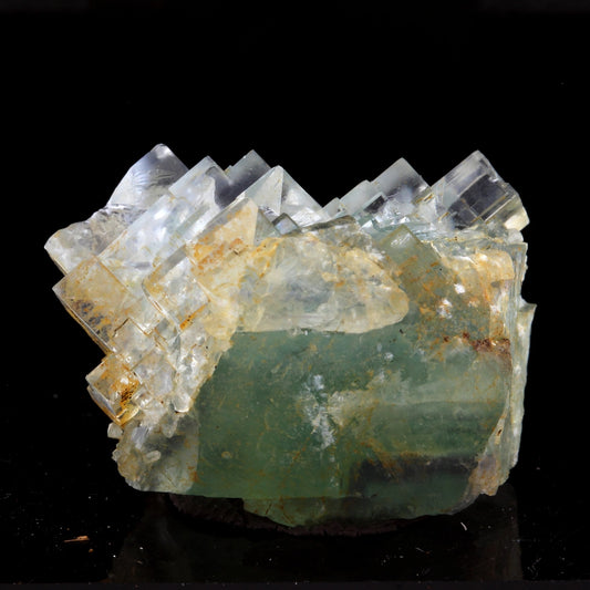 Fluorite + Quartz. 51.6 carats. Langeac, Haute-Loire, France