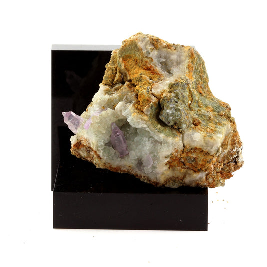 Améthyste (Sceptre inversé), Calcite. 250.8 carats. Esperanza Mine, Potosí, Bolivie