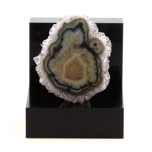 Améthyste Stalactite + Agate en provenance de Minas Gerais, Brésil