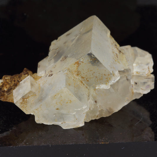 Fluorite + Quartz. 63.8 carats. Langeac, Haute-Loire, France