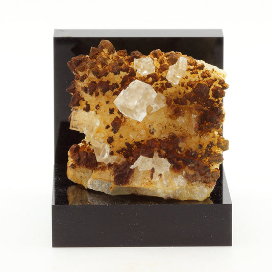 Fluorite + Quartz. 110.5 carats. Langeac, Haute-Loire, France