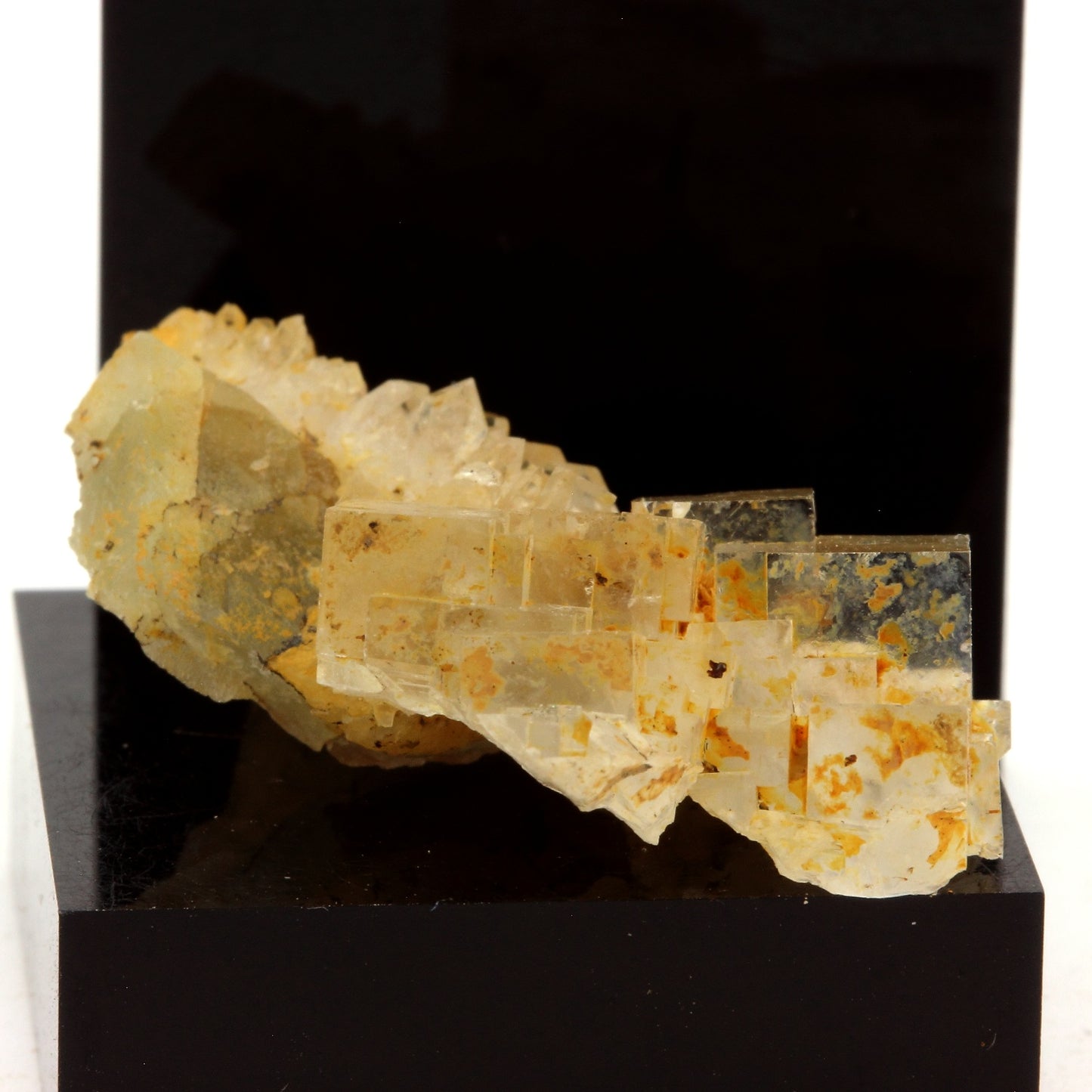 Fluorite + Quartz. 43.6 carats. Langeac, Haute-Loire, France