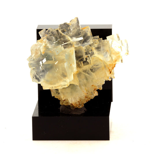 Fluorite + Quartz. 82.5 carats. Langeac, Haute-Loire, France