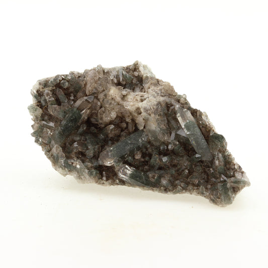 Quartz, Chlorite. 226.4 carats, Freney d'Oisans, Bourg d'Oisans, Isère, France