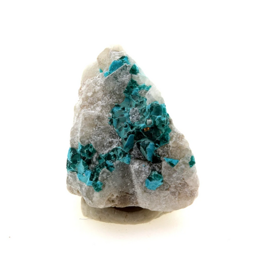 Dioptase. 8.81 carats. Altyn-Tyube dioptase deposit, Altyn-Tyube area, Bukhar-Zhyrau District, Karaganda, Kazakhstan