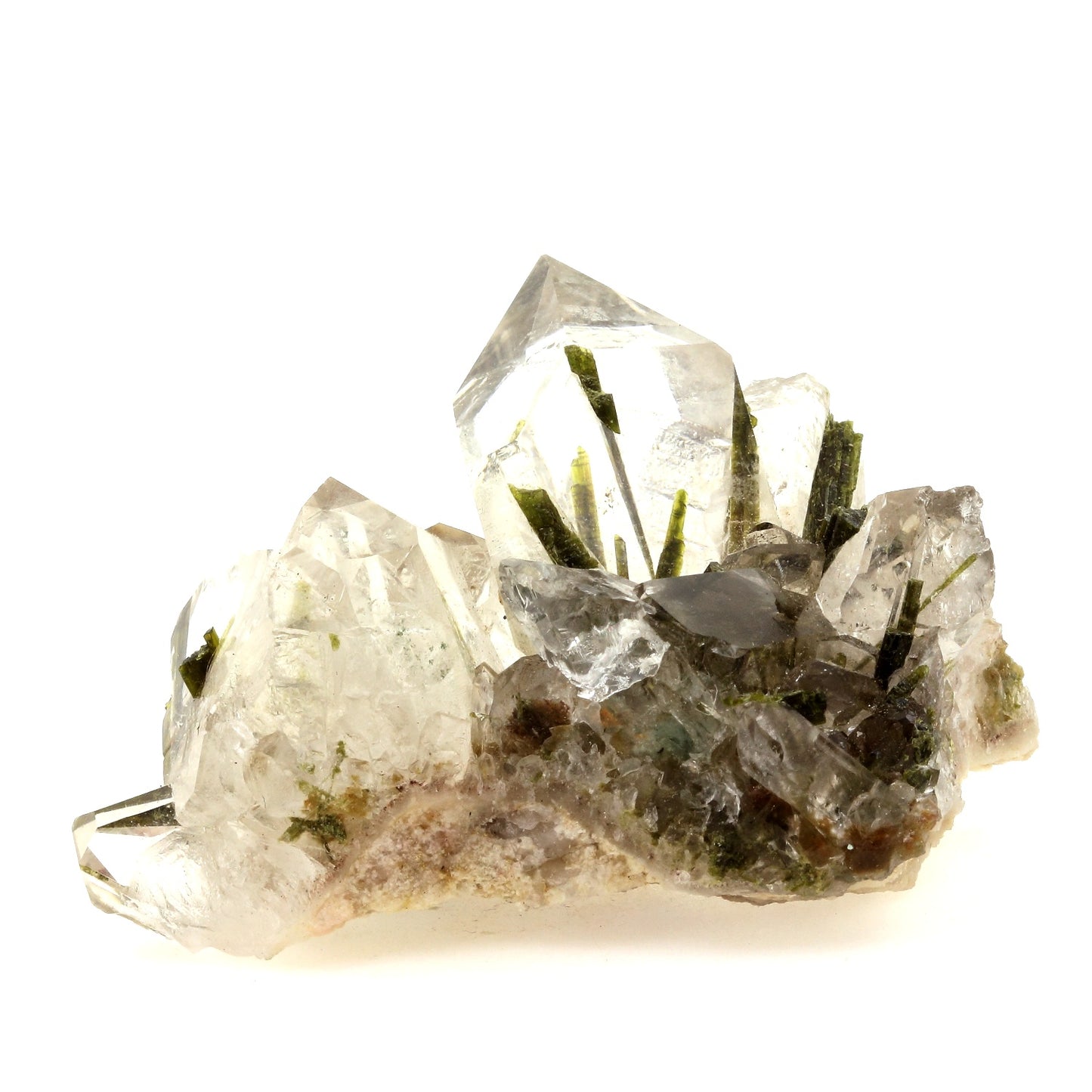 Quartz + Epidote. 429.3 carats. Caetité, Bahia, Brésil