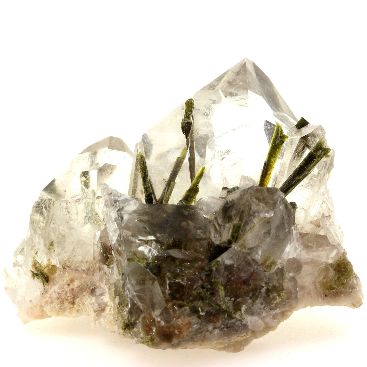 Quartz + Epidote. 429.3 carats. Caetité, Bahia, Brésil