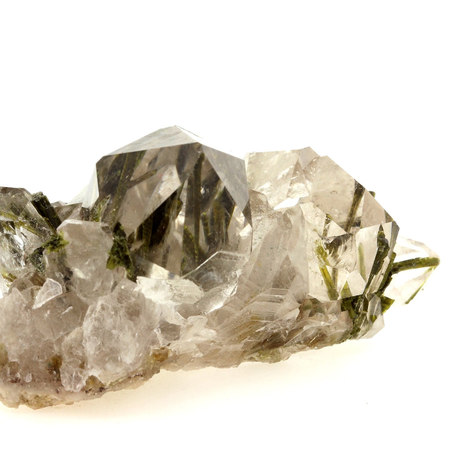 Quartz + Epidote. 429.3 carats. Caetité, Bahia, Brésil