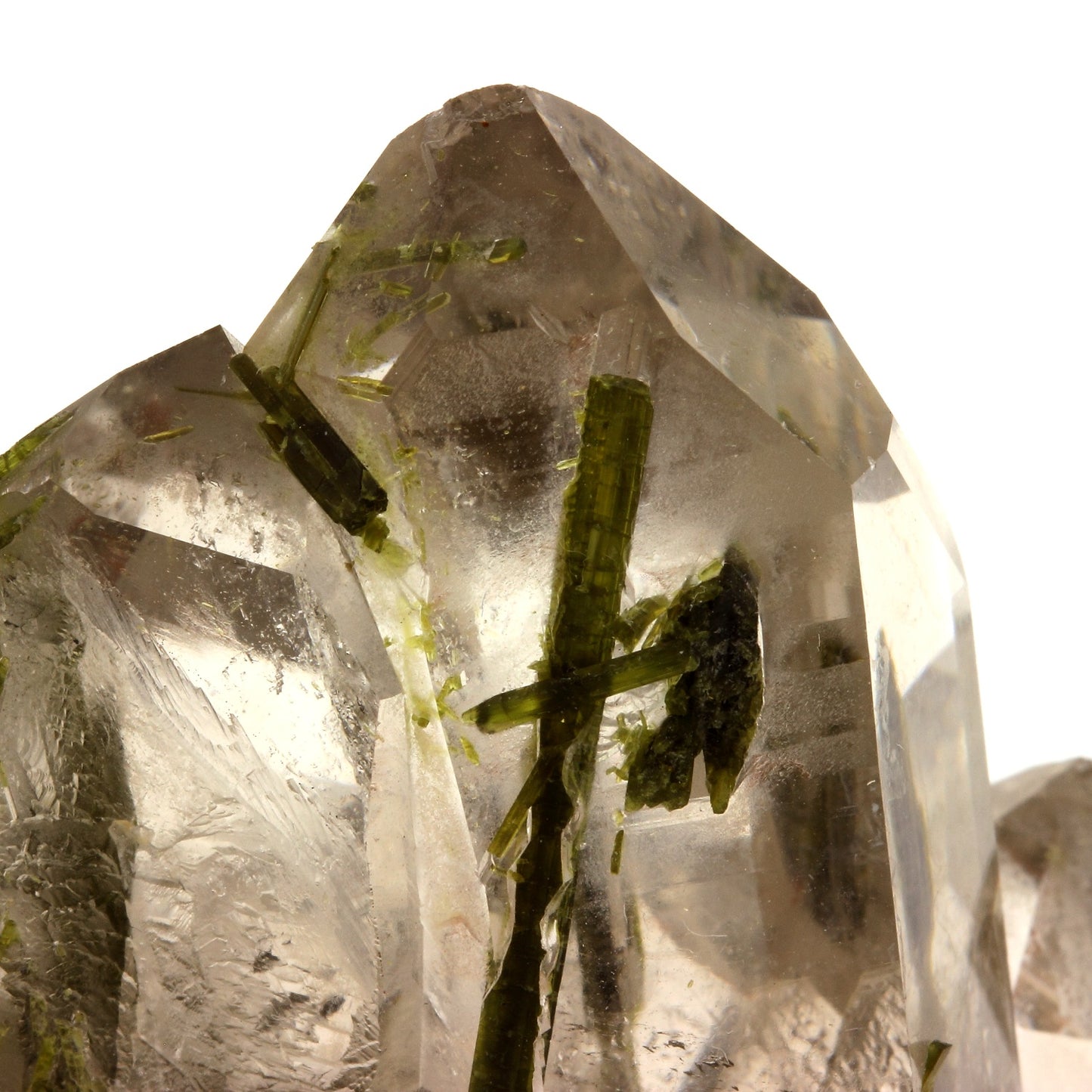 Quartz + Epidote. 313.1 carats. Caetité, Bahia, Brésil