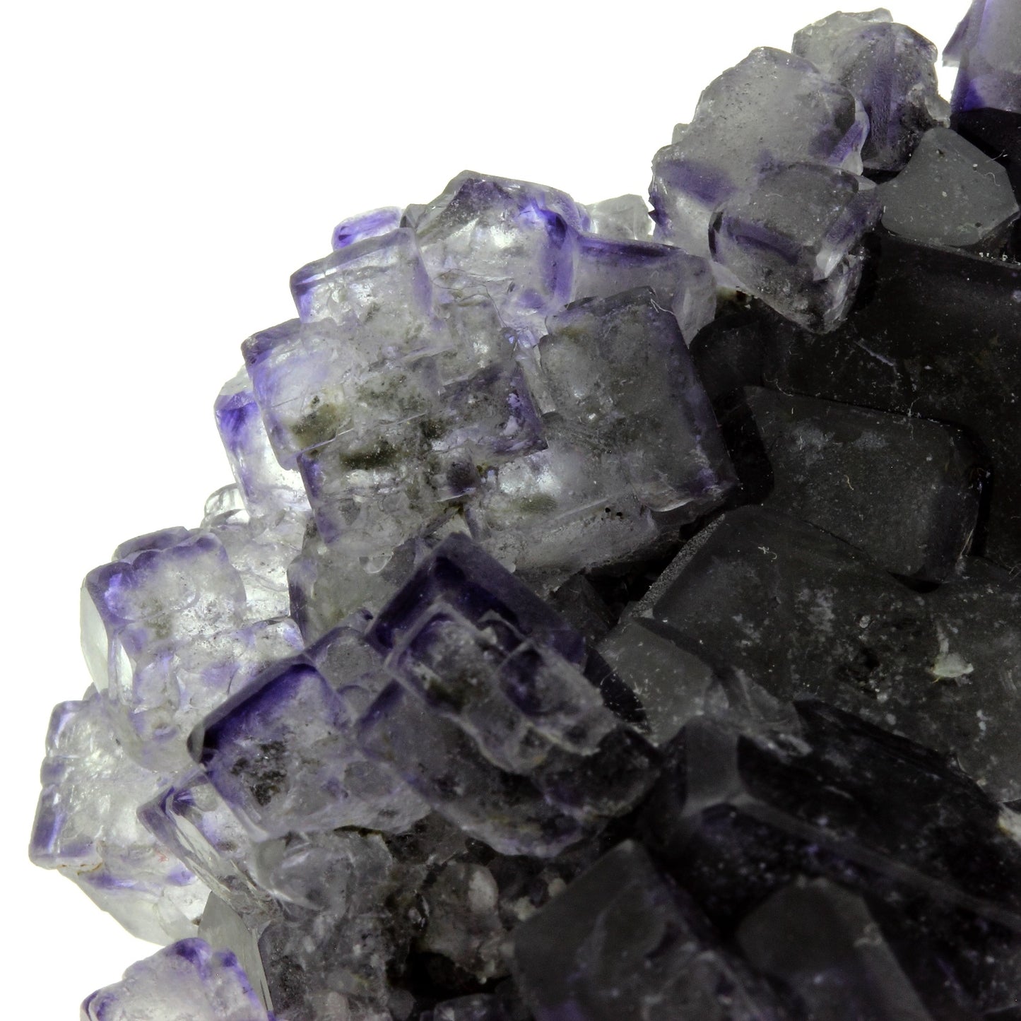 Fluorite en dissolution. 751.1 carats. 2nd Sovetskii Mine, Dal'negorsk, Russie