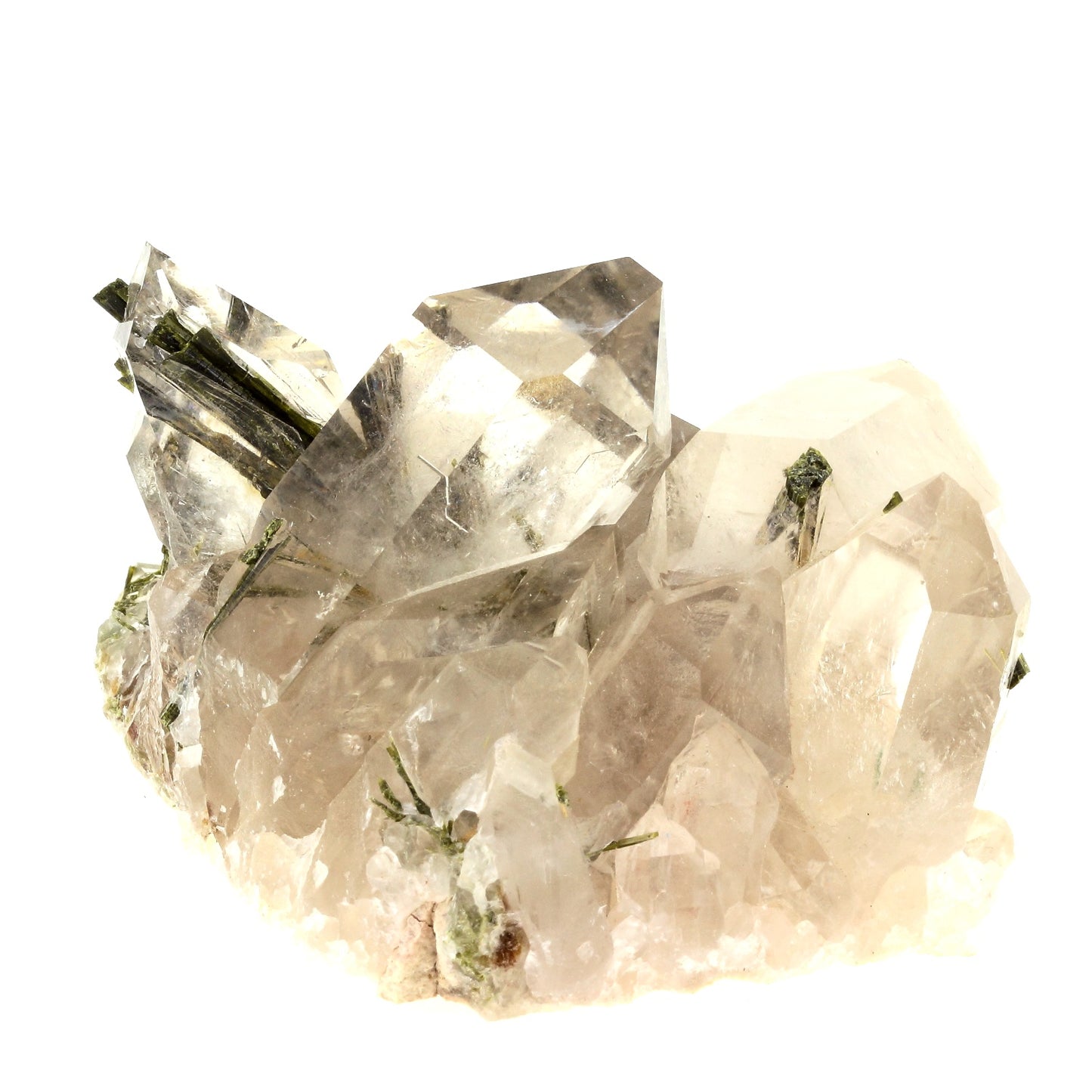 Quartz + Epidote. 1780.0 carats. Caetité, Bahia, Brésil