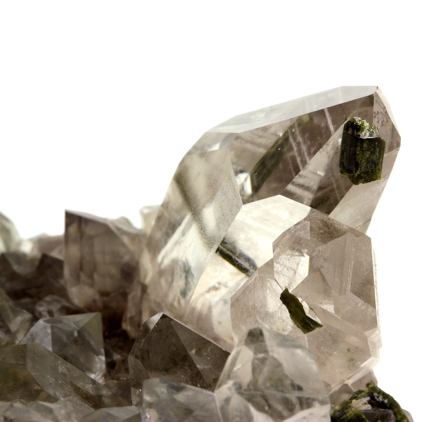 Quartz + Epidote. 1060.0 carats. Caetité, Bahia, Brésil