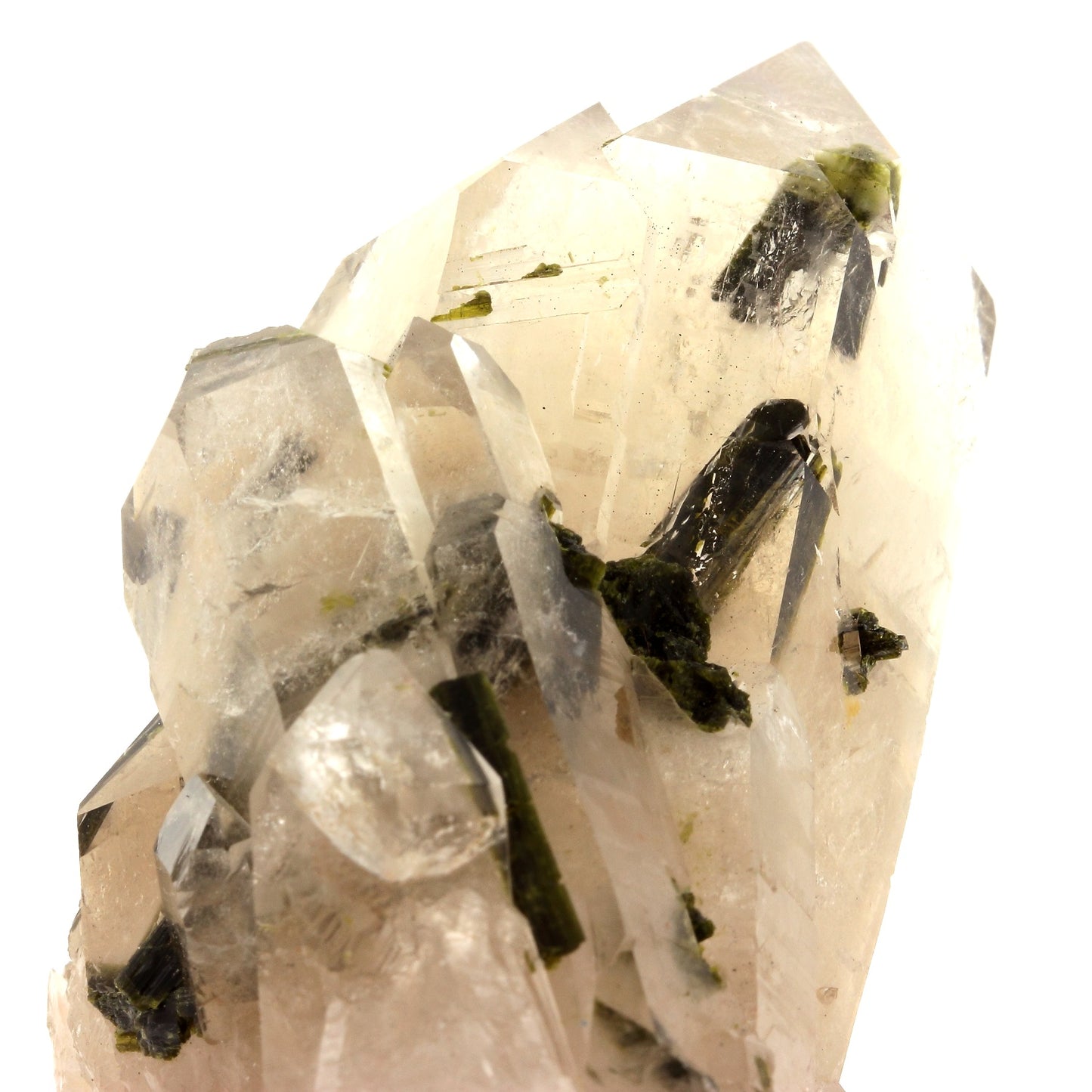 Quartz + Epidote. 1825.0 carats. Caetité, Bahia, Brésil