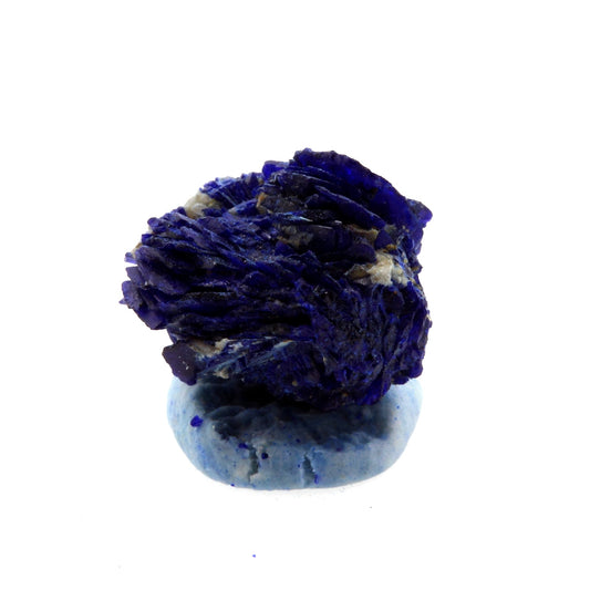 Azurite. 4.11 carats. Poteryaevskoe Mine, Rudnyi Altai, Russie