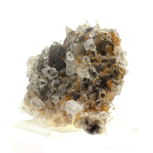 Fluorite + Quartz. 1995.0 carats. Nikolaevskiy Mine, Dal'negorsk, Russie
