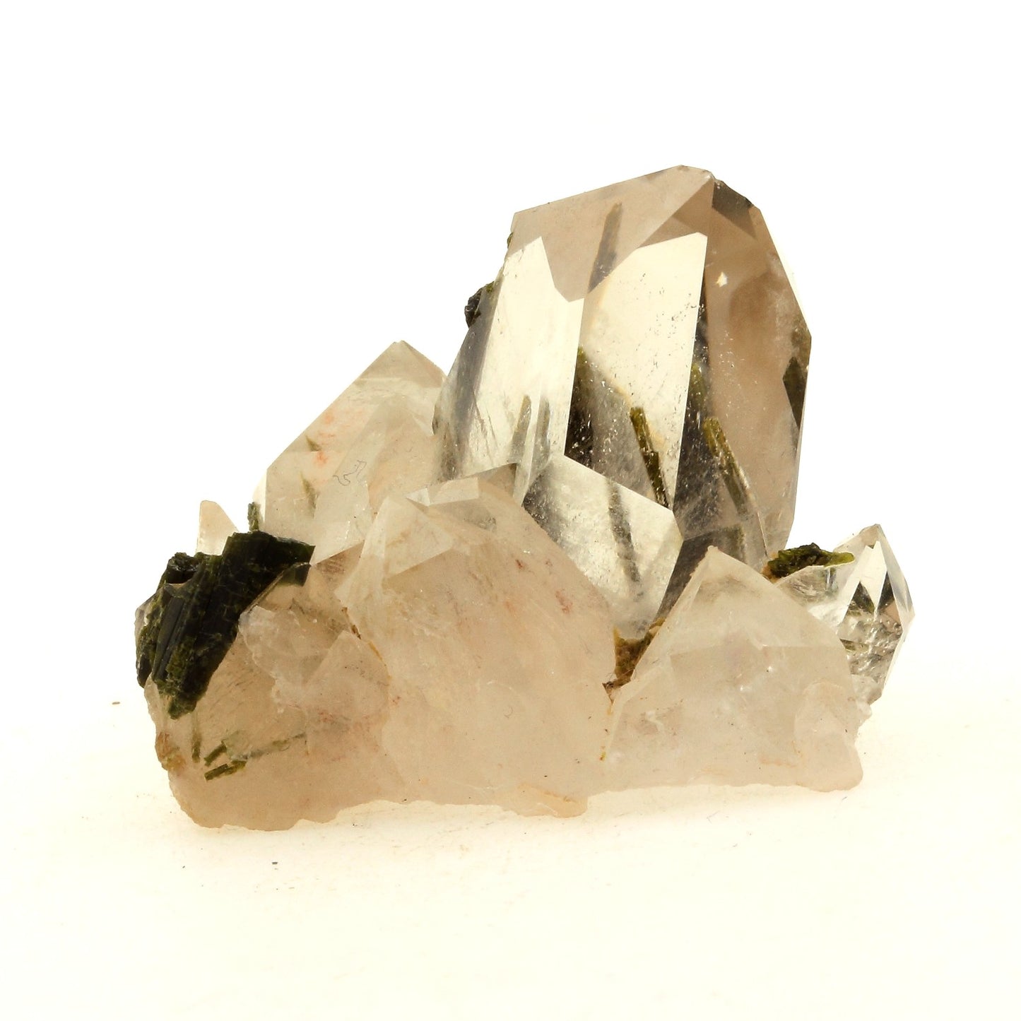 Quartz + Epidote. 240.9 carats. Caetité, Bahia, Brésil