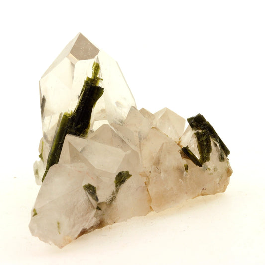 Quartz + Epidote. 240.9 carats. Caetité, Bahia, Brésil