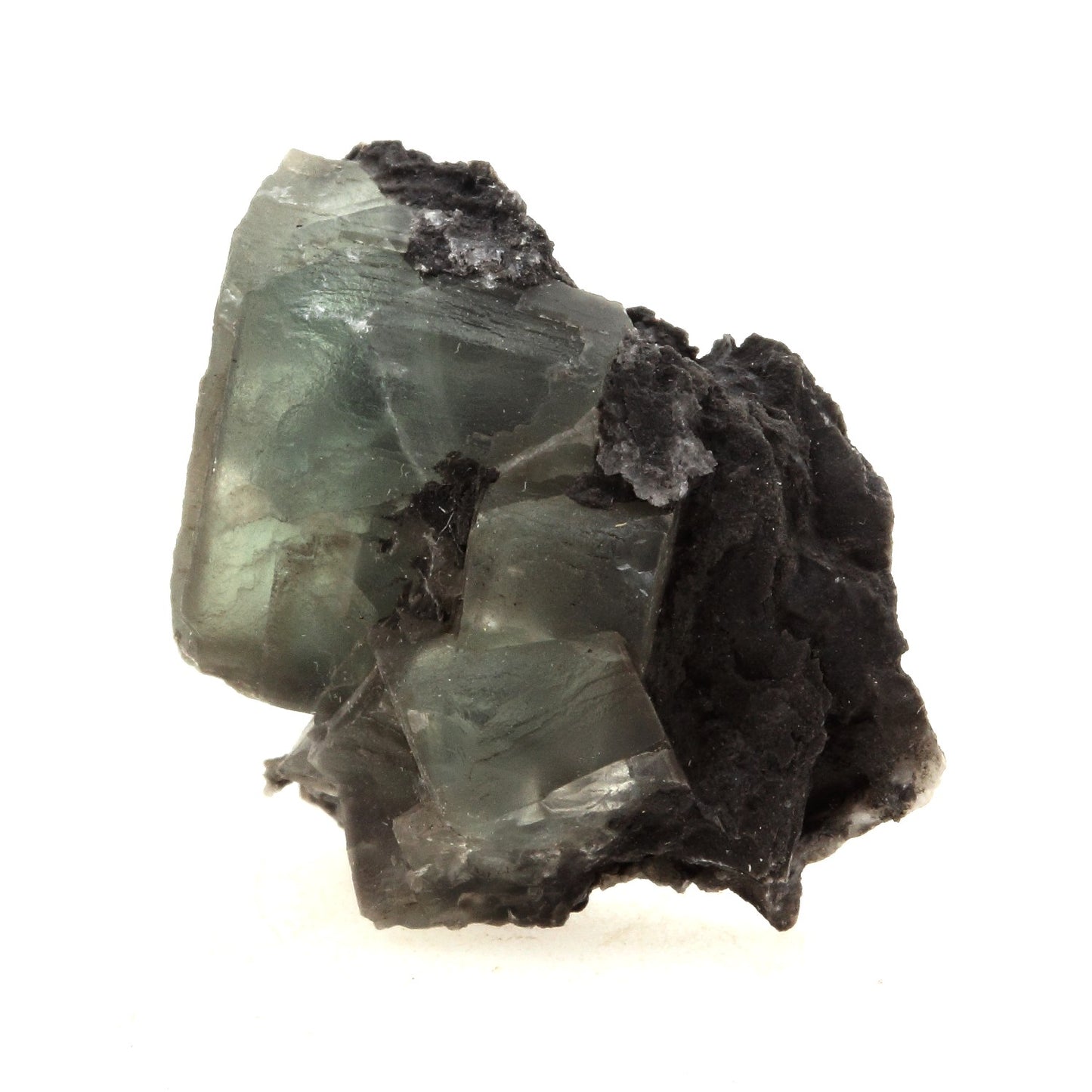 Fluorite verte. 66.2 carats. Massif des Aravis, Haute-Savoie, France