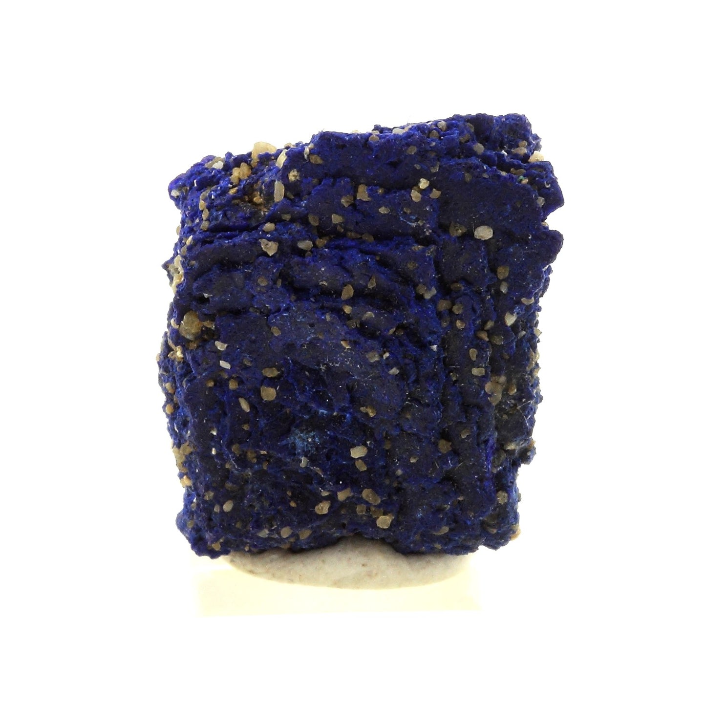 Chessylite (Azurite). 14.1 carats. Chessy-les-Mines, Rhône, France