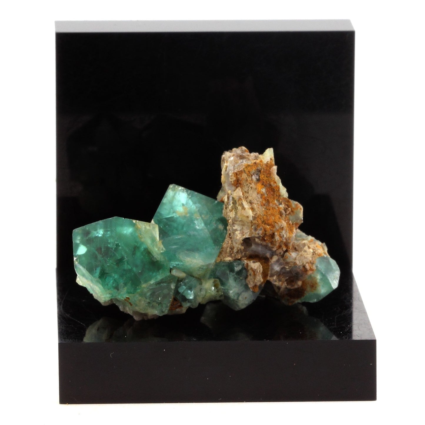 Fluorite. 109.7 carats. Rogerley Mine, Stanhope, UK, Royaume-Uni