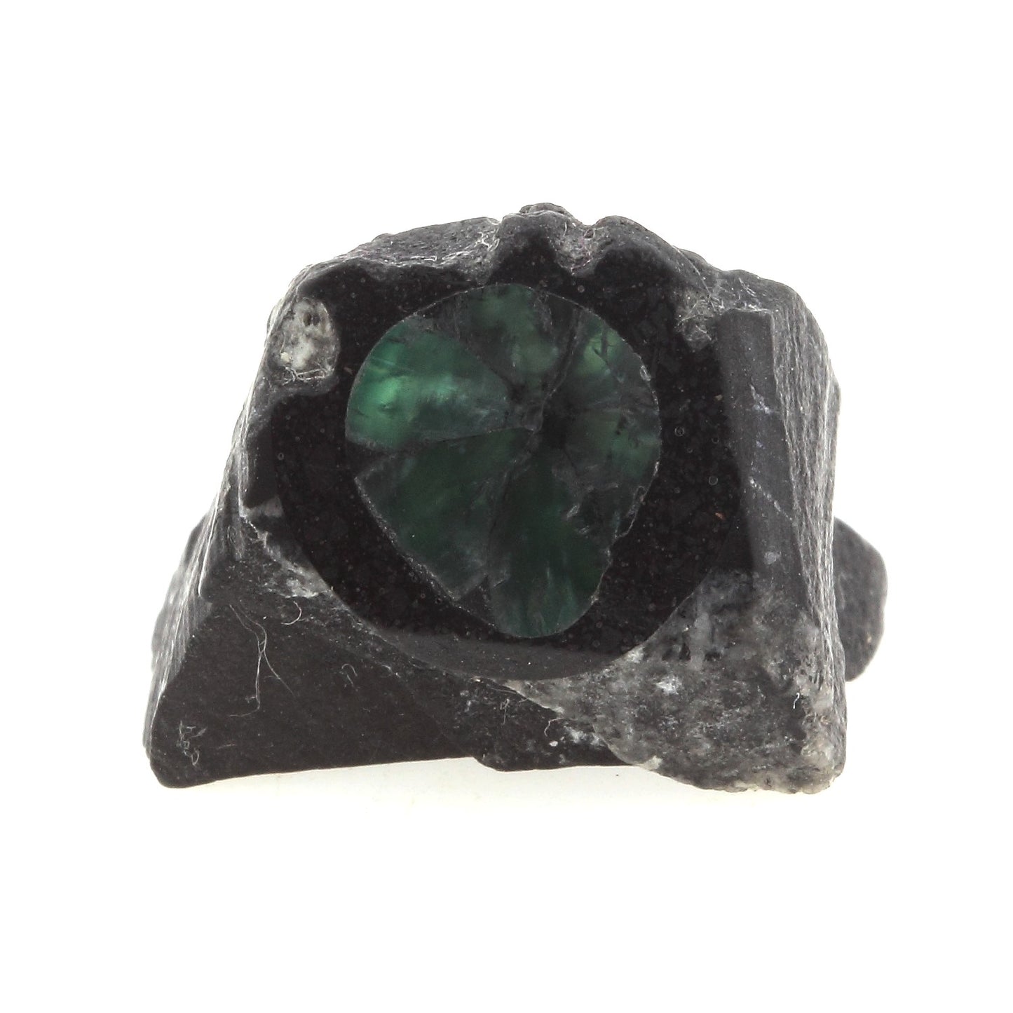 Emeraude. 33.7 carats. Muzo, Vasquez-Yacopí Mining District, Colombie