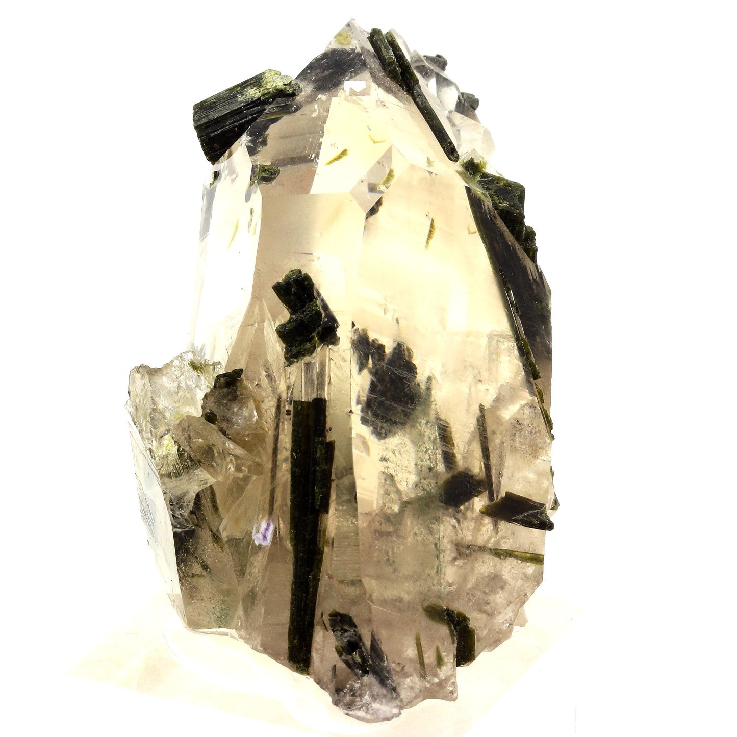 Quartz + Epidote. 1564.5 carats. Caetité, Bahia, Brésil