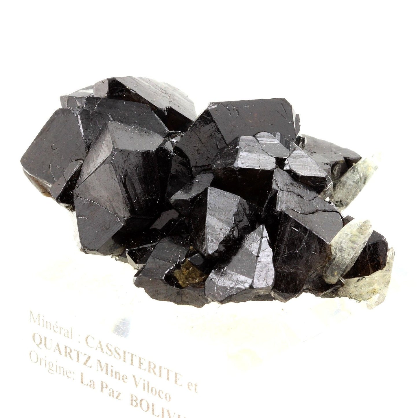 Cassiterite. 1276.5 carats. En provenance de Viloco Mine, Loayza Province, La Paz, Bolivie