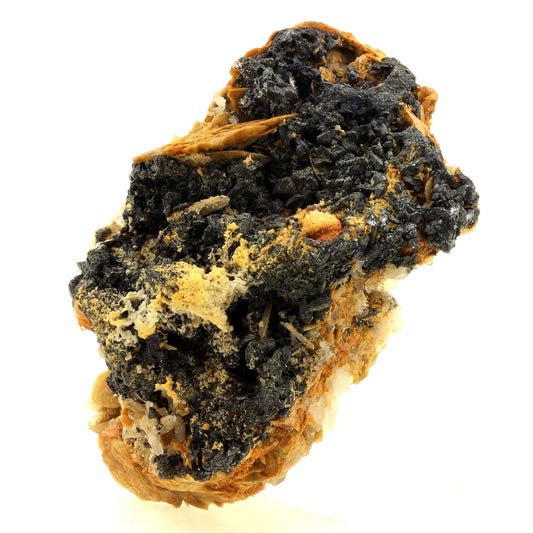 Siderite, Bournonite, Quartz. 1926.5 carats. Saint-Pierre-de-Mésage, Isère, France