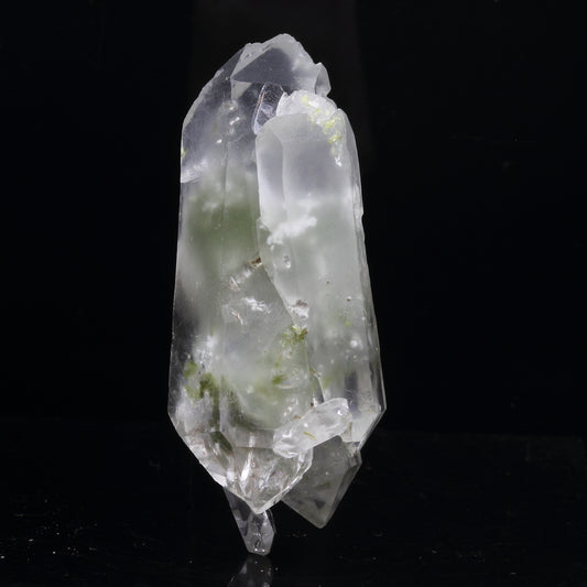 Quartz, Epidote, Byssolite. 54.5 carats. Chamrousse, Belledonne, Isère, France