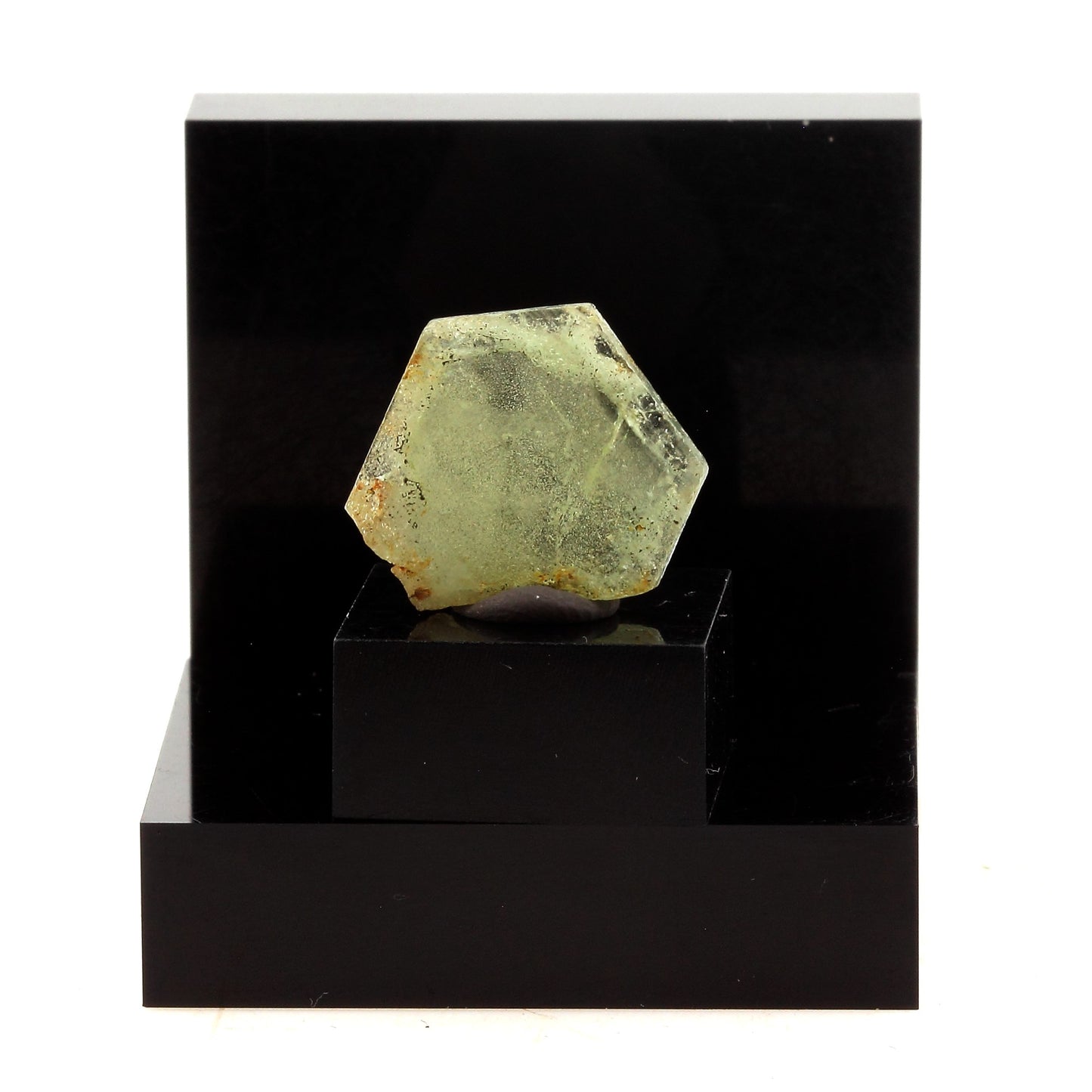 Béryl vert (tranche polie). 9.64 carats. Fitampito, Ikalamavony, Madagascar