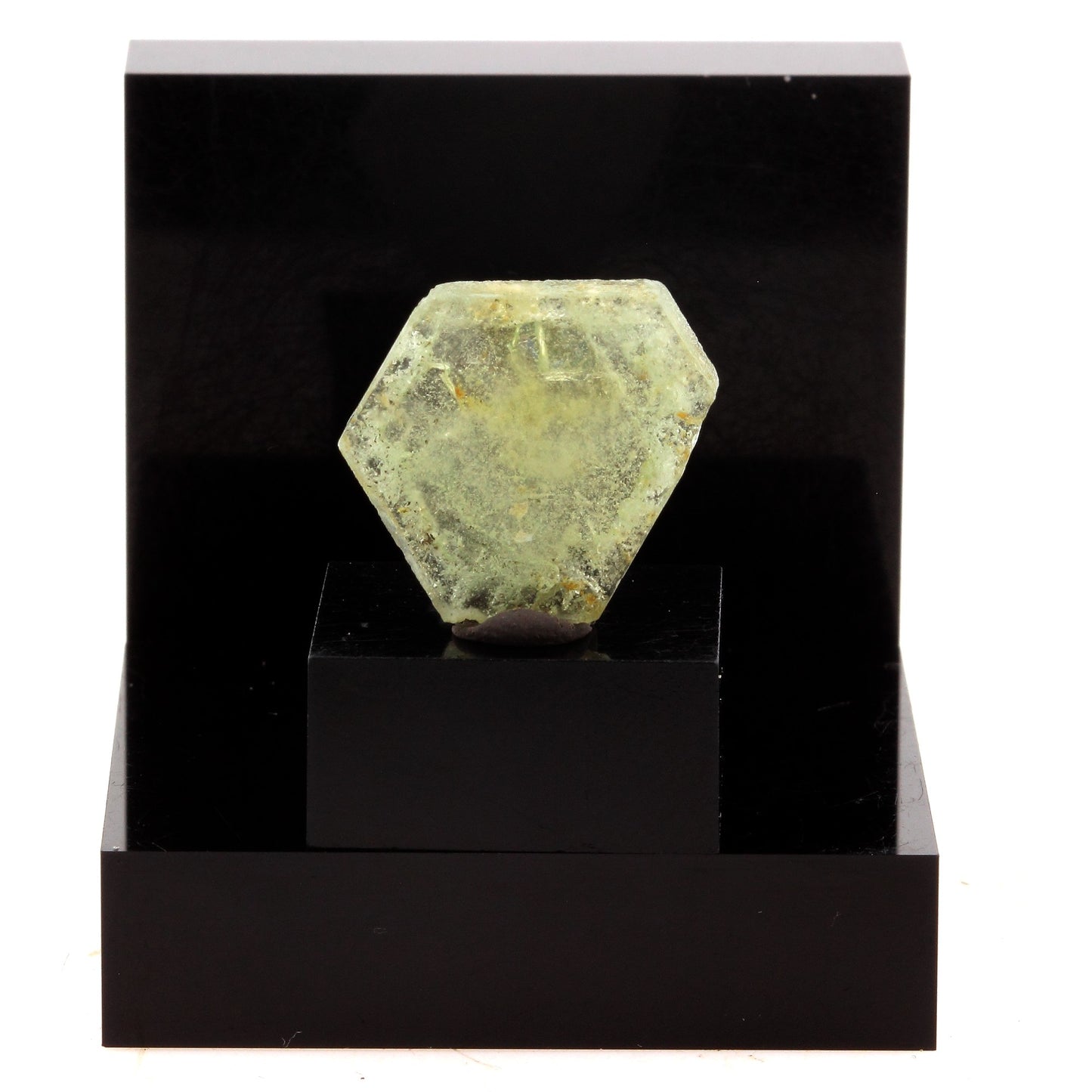 Béryl vert (tranche polie). 10.64 carats. Fitampito, Ikalamavony, Madagascar