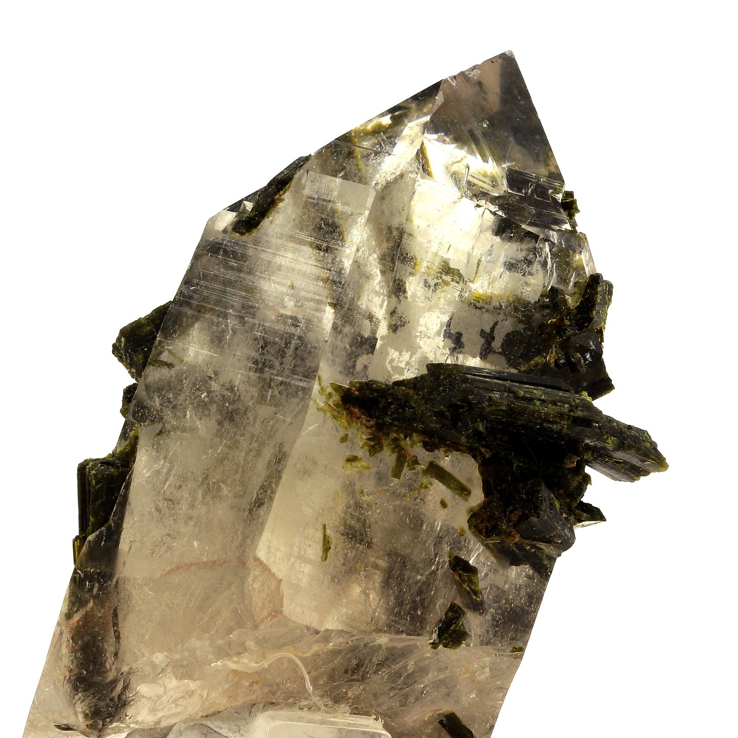 Quartz + Epidote. 2217.5 carats. Caetité, Bahia, Brésil