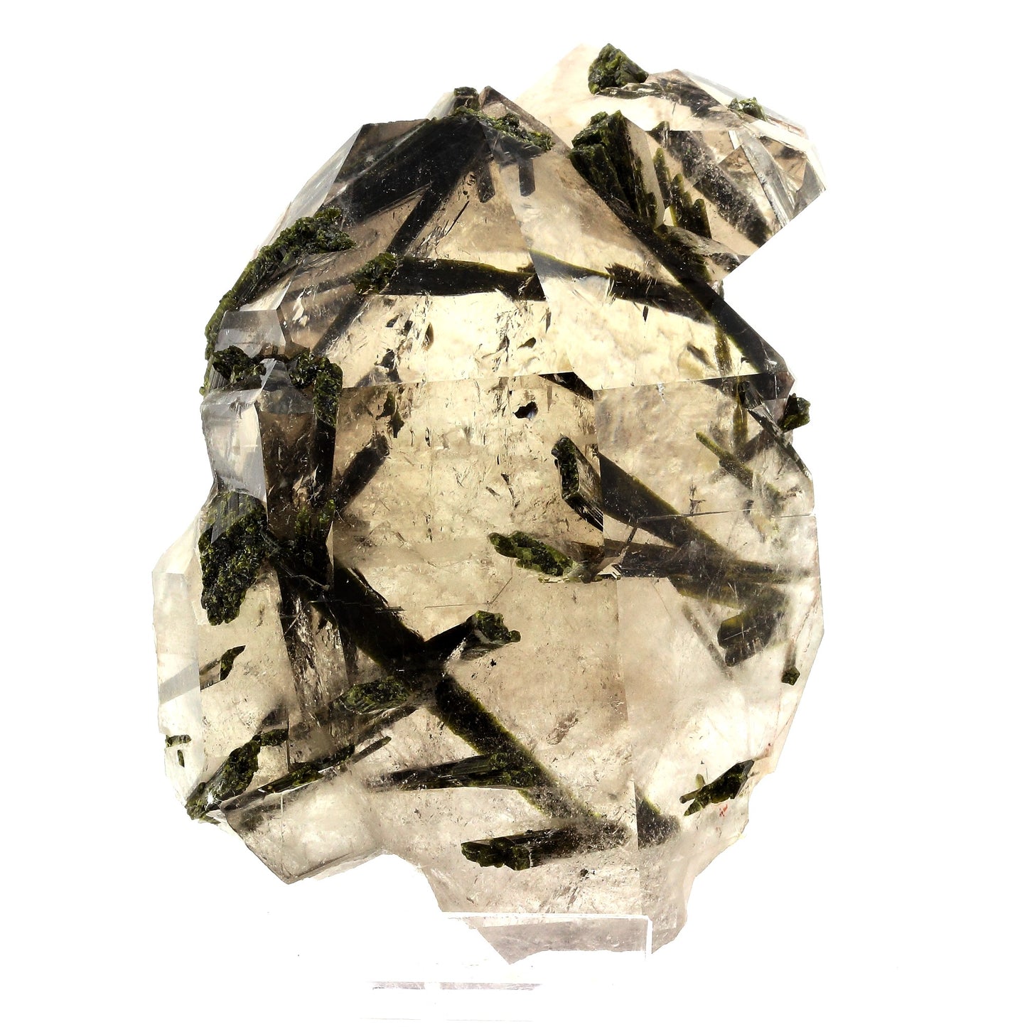 Quartz + Epidote. 1476.5 carats. Caetité, Bahia, Brésil