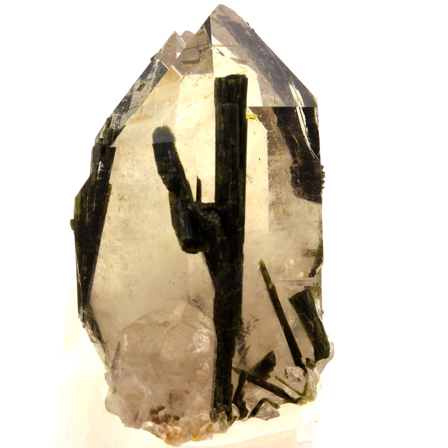 Quartz + Epidote. 1117.0 carats. Caetité, Bahia, Brésil